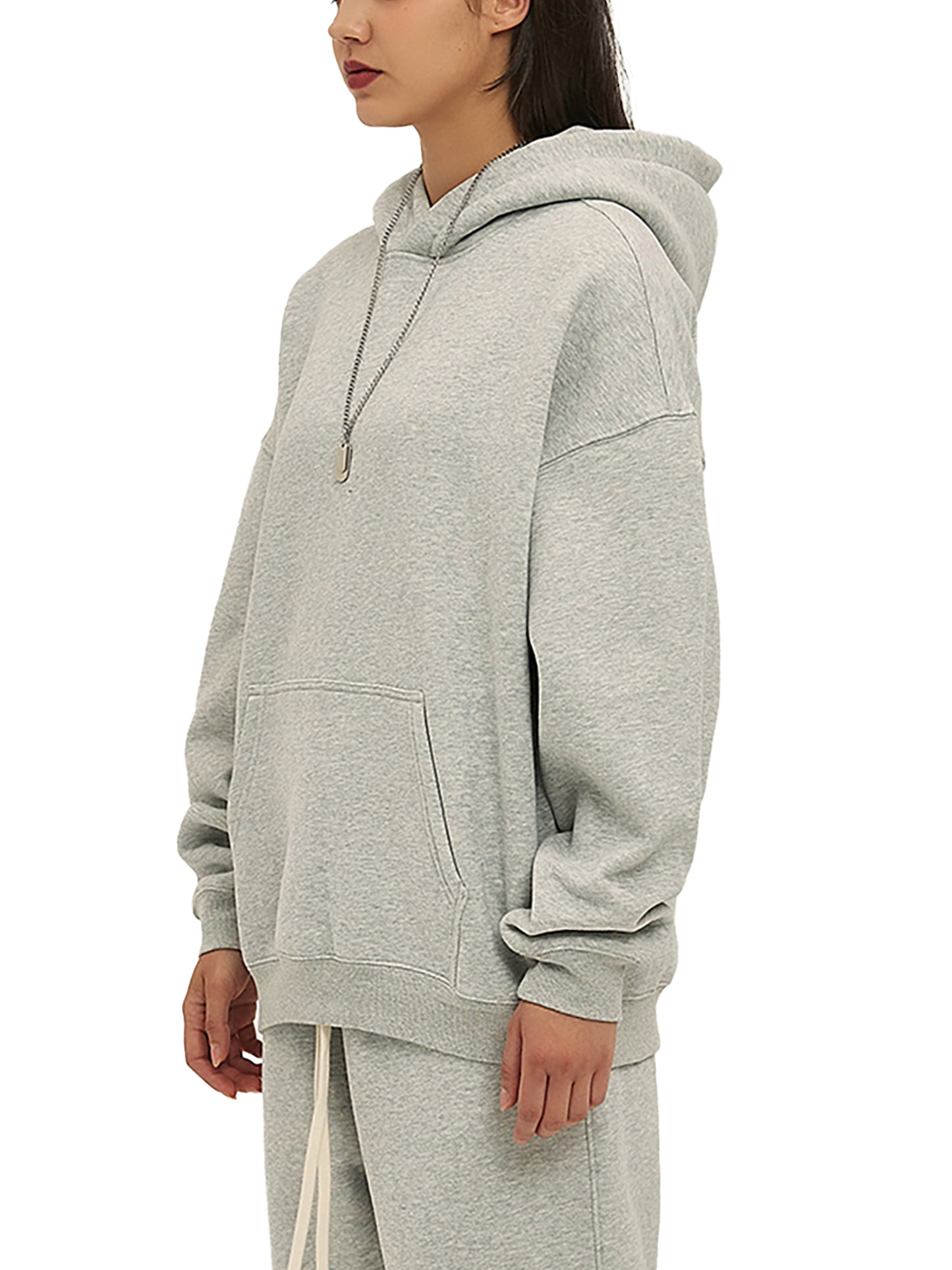 Iron Oversize Fleeced Hoodie