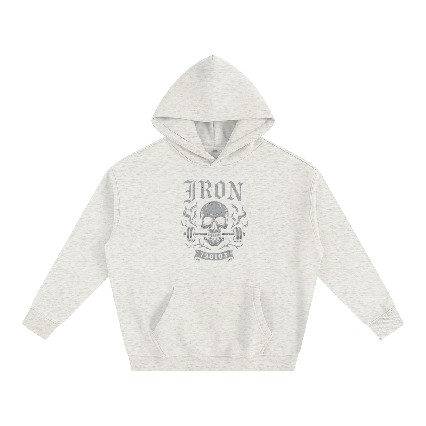 Iron Oversize Fleeced Hoodie