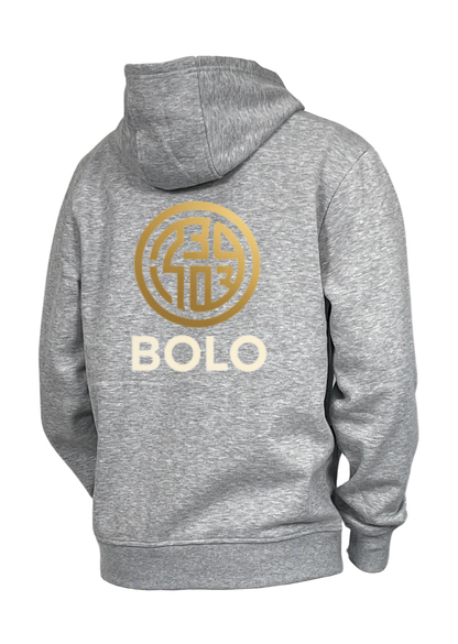 BOLO Solid Pullover Fleece Hoody