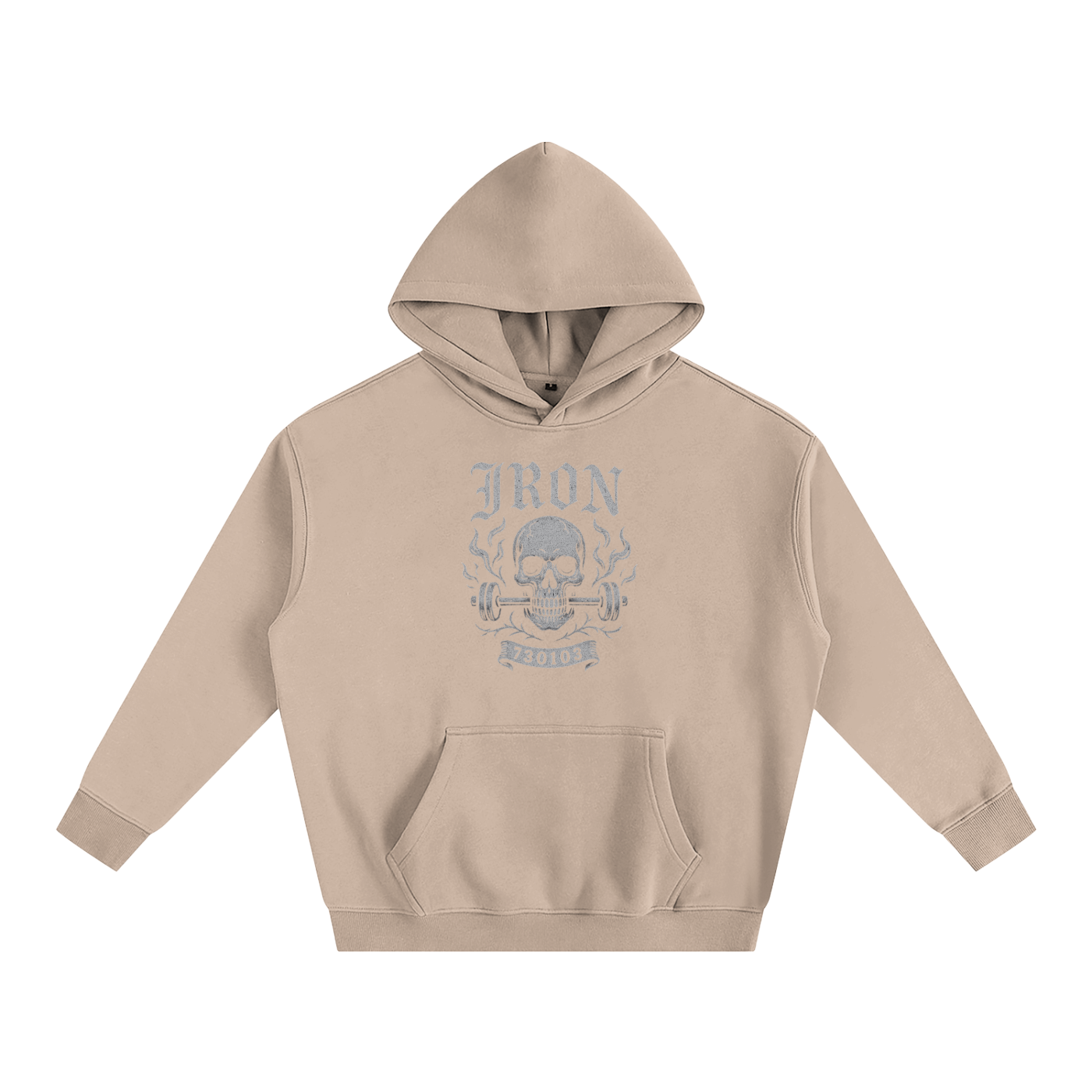 Iron Oversize Fleeced Hoodie