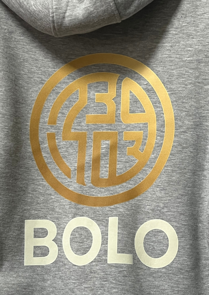 BOLO Solid Pullover Fleece Hoody