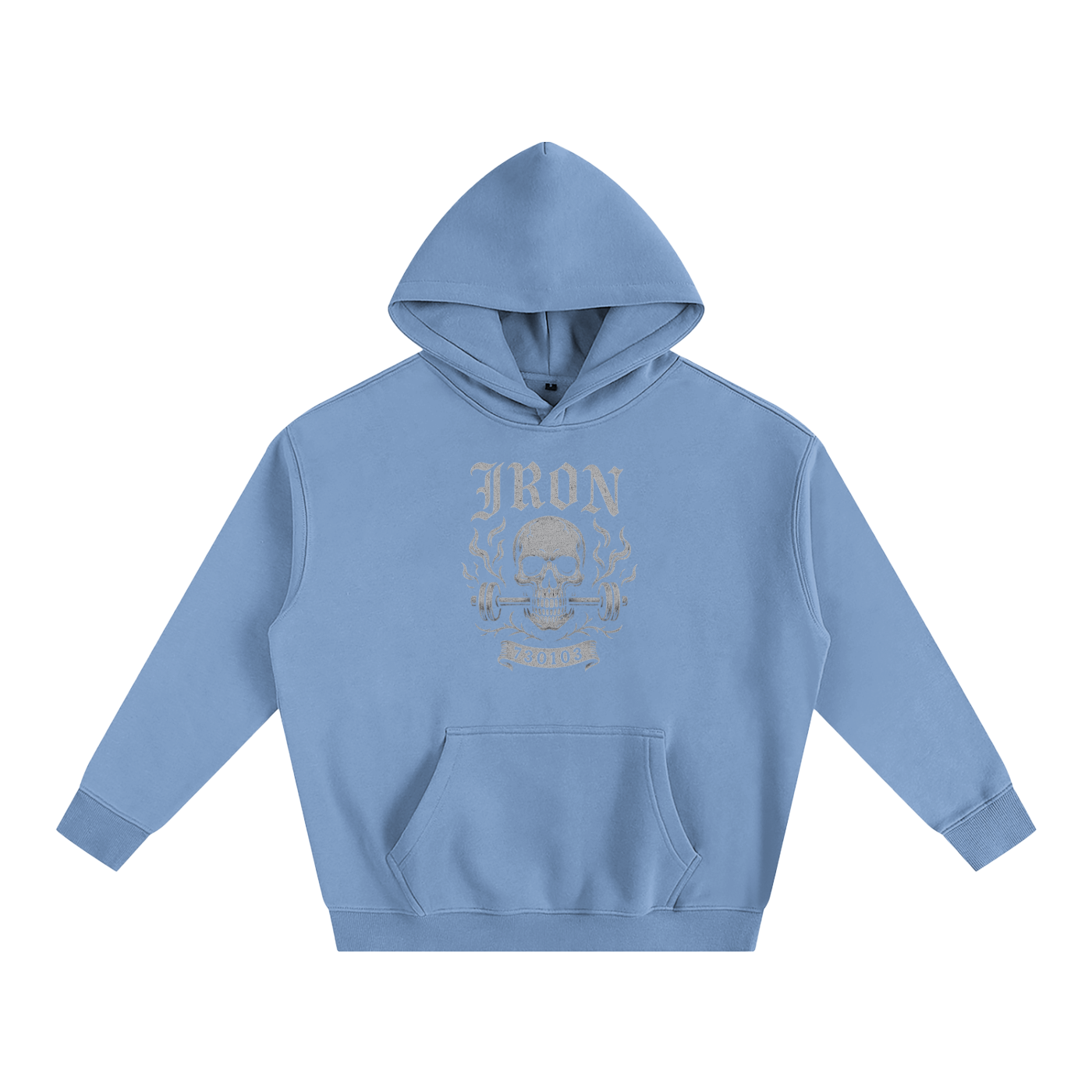 Iron Oversize Fleeced Hoodie