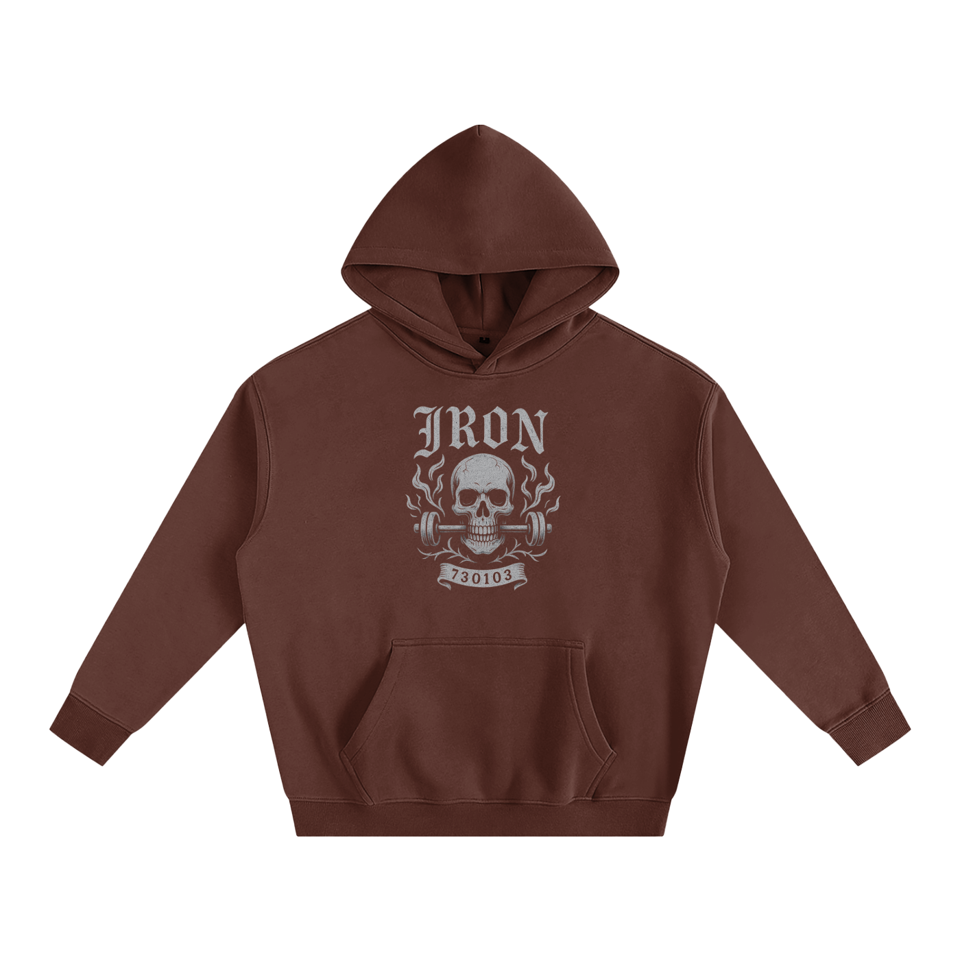 Iron Oversize Fleeced Hoodie