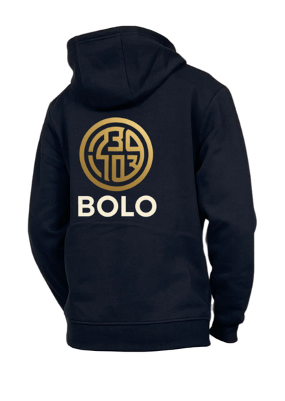 BOLO Solid Pullover Fleece Hoody