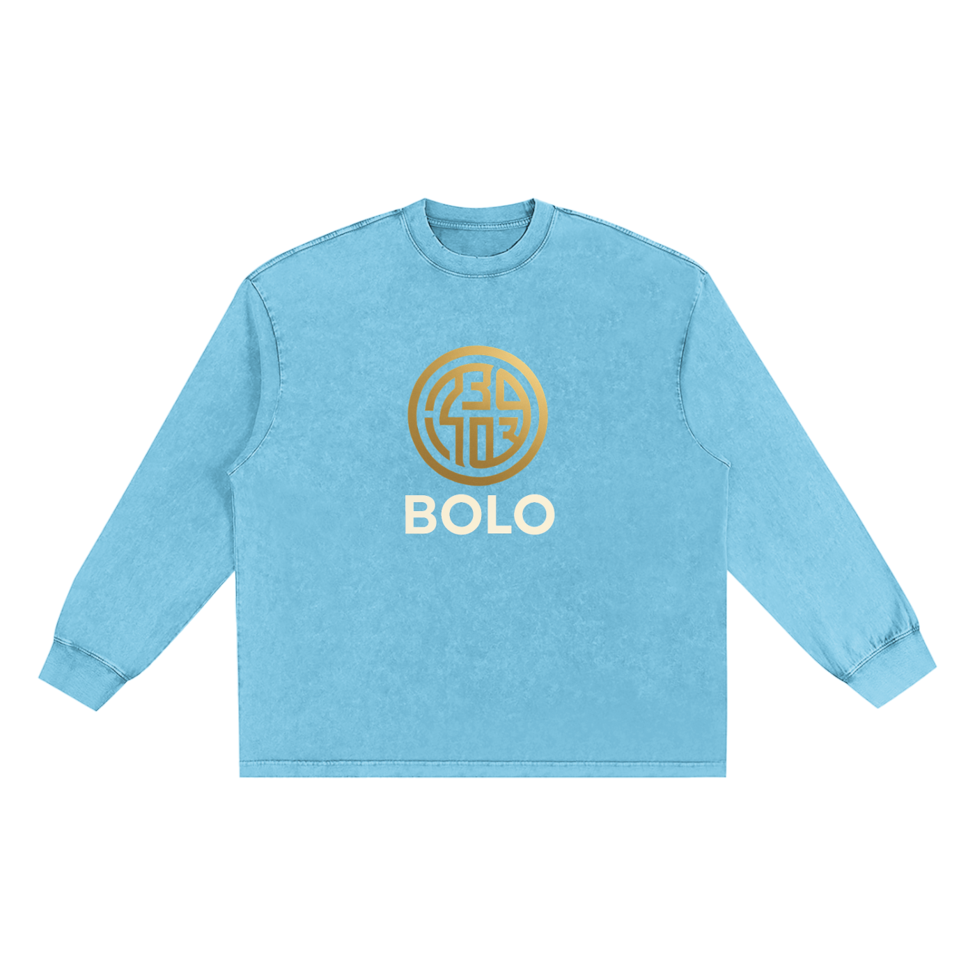 BOLO Snow Washed Frayed Edge T-Shirt