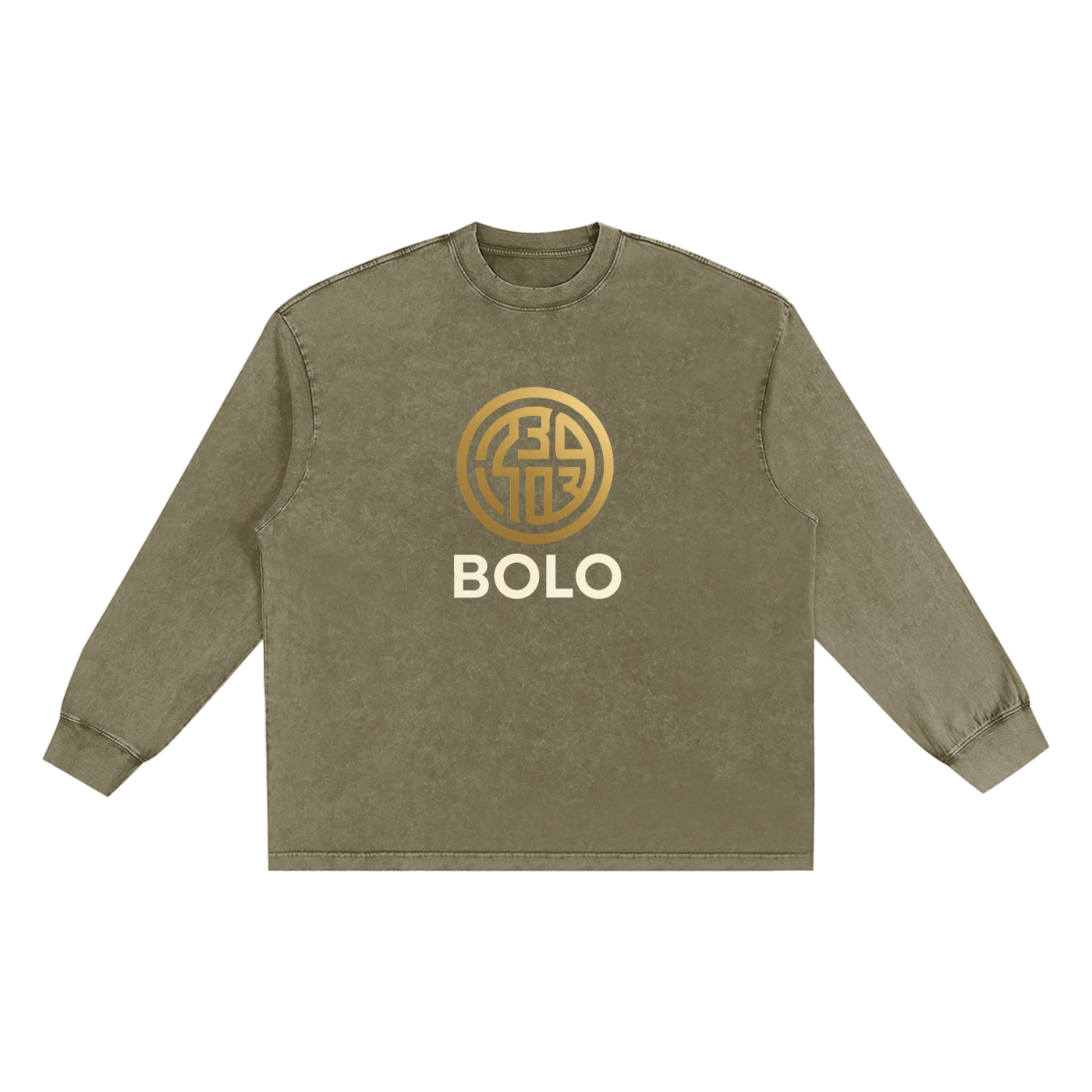 BOLO Snow Washed Frayed Edge T-Shirt