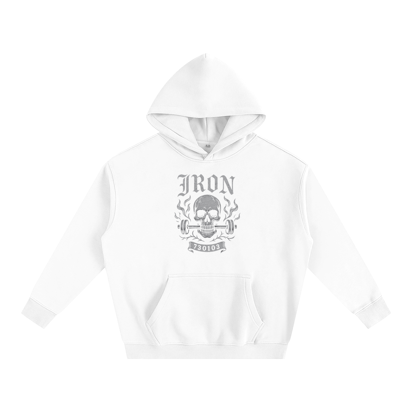 Iron Oversize Fleeced Hoodie