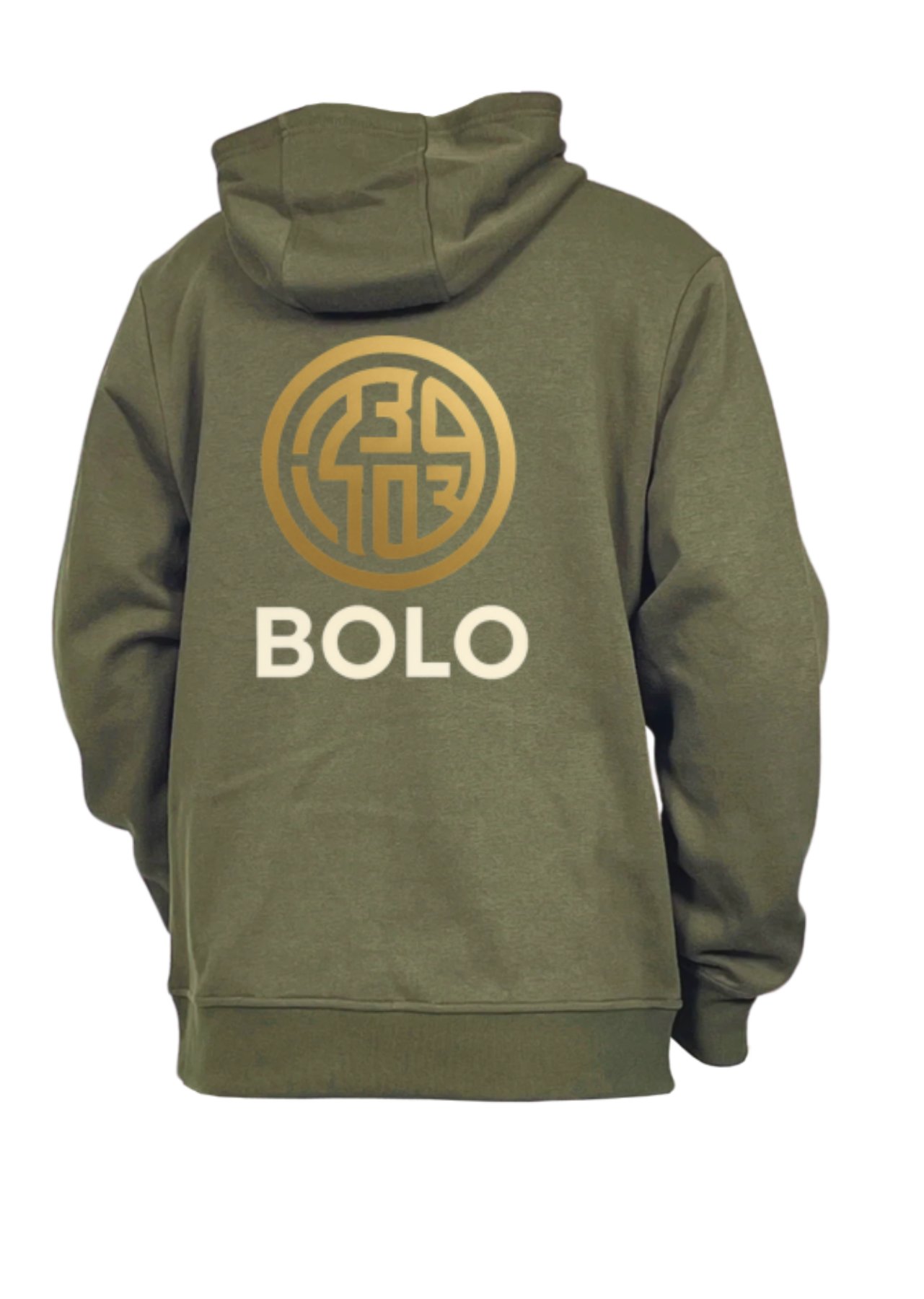 BOLO Solid Pullover Fleece Hoody