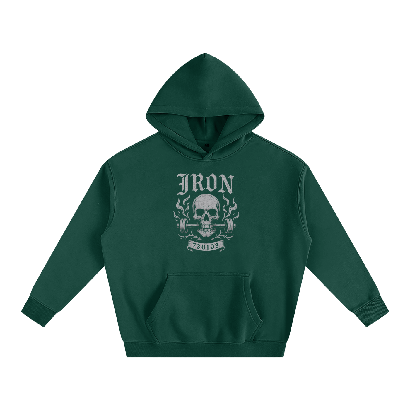 Iron Oversize Fleeced Hoodie