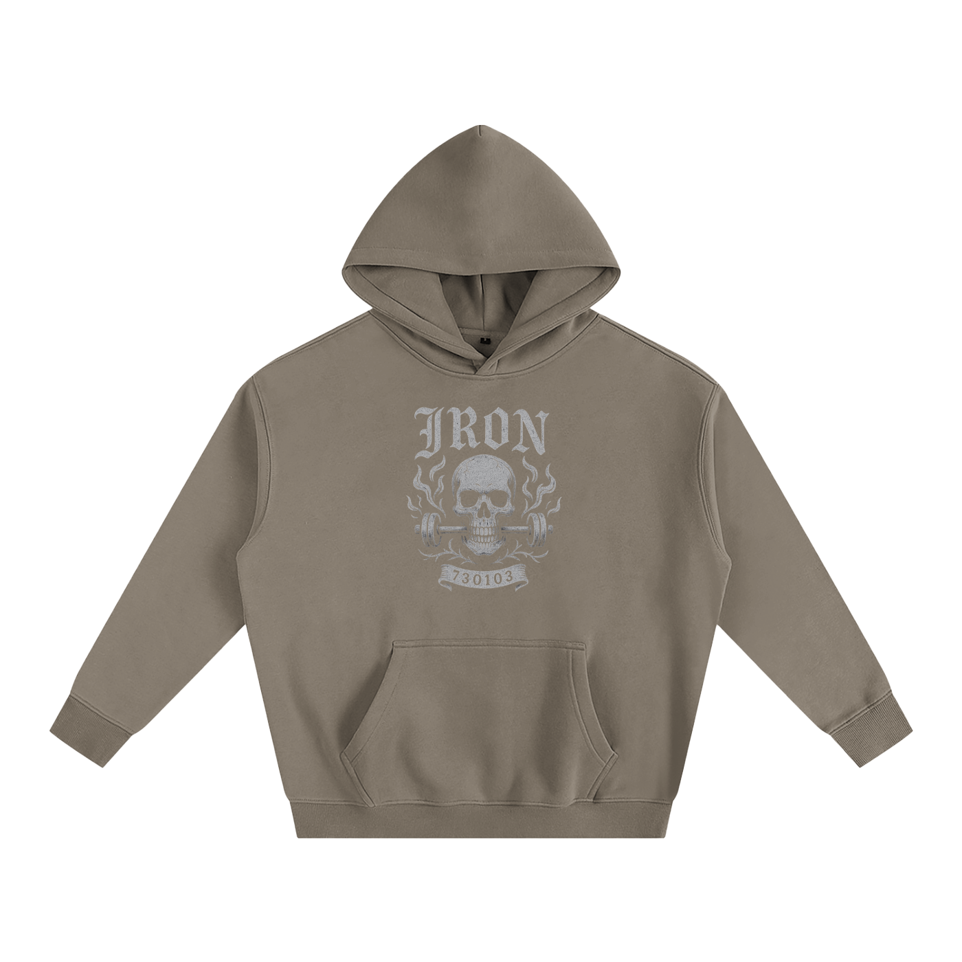 Iron Oversize Fleeced Hoodie