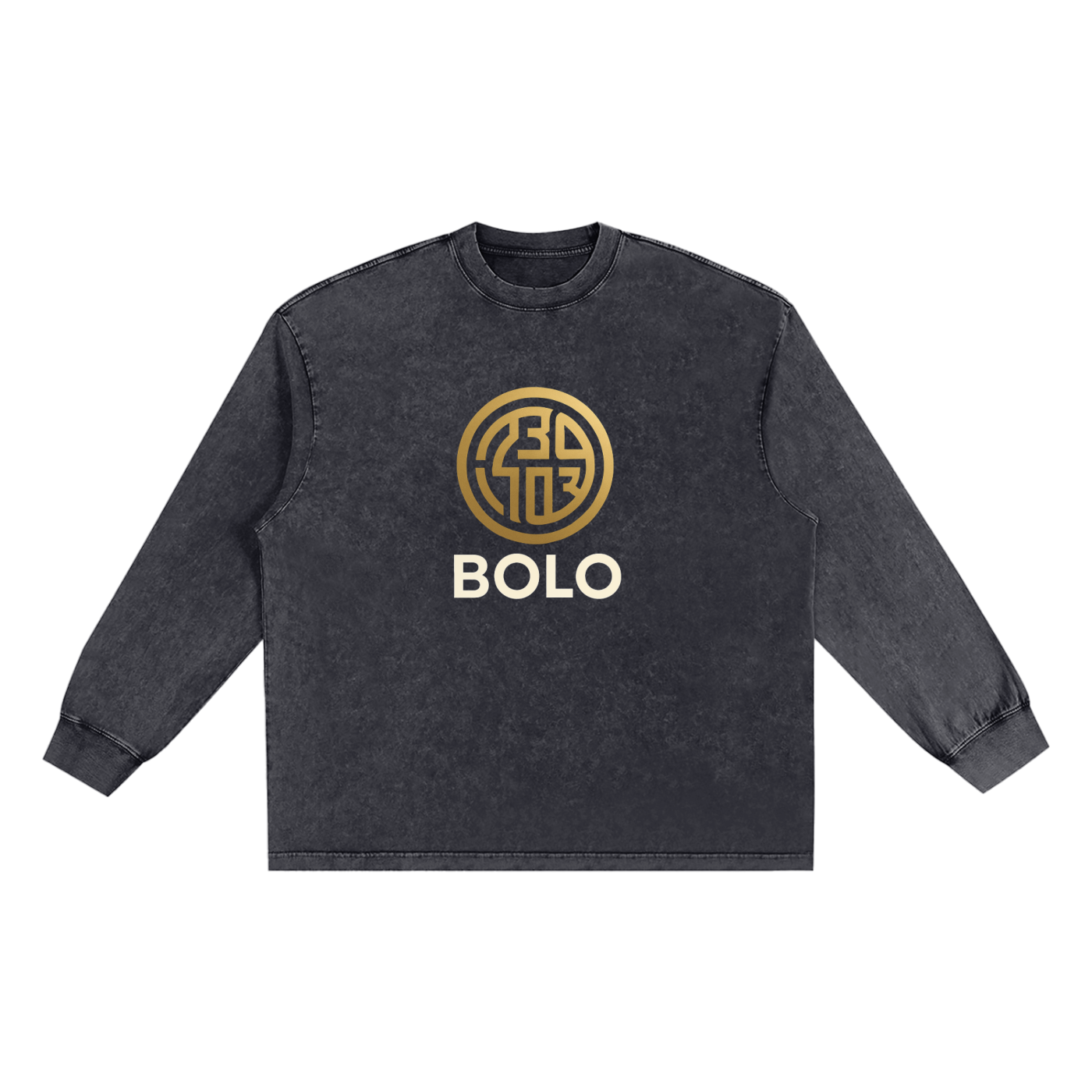 BOLO Snow Washed Frayed Edge T-Shirt