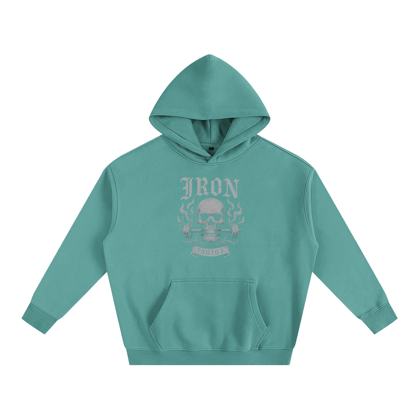 Iron Oversize Fleeced Hoodie