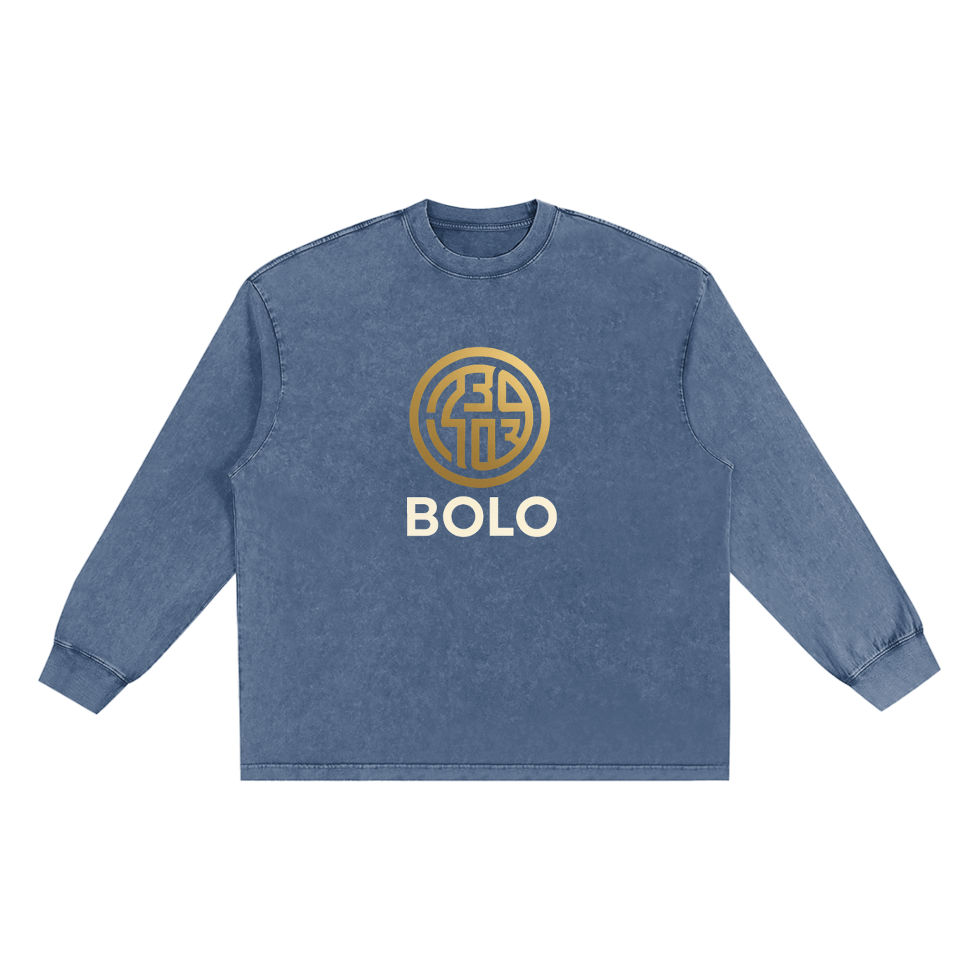 BOLO Snow Washed Frayed Edge T-Shirt