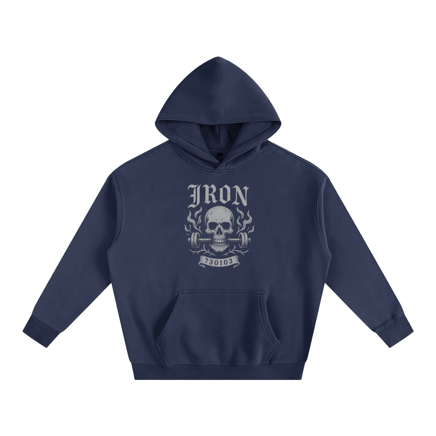 Iron Oversize Fleeced Hoodie