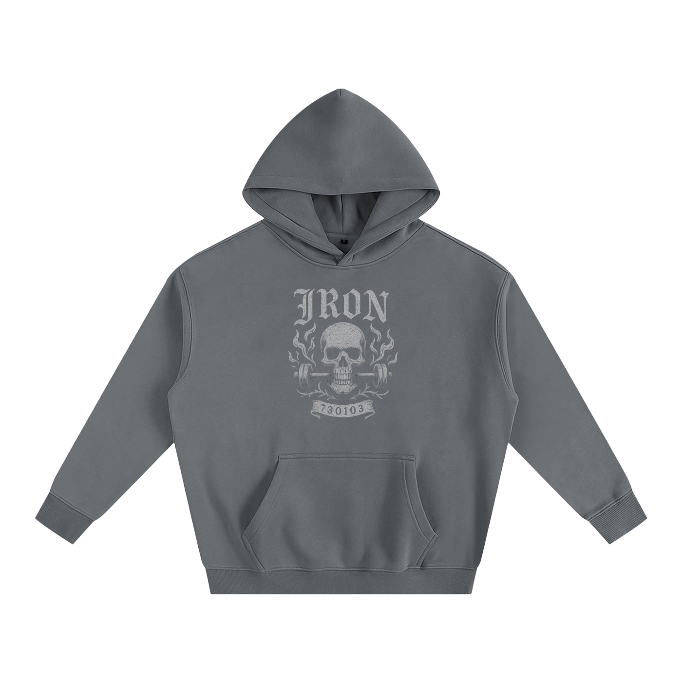 Iron Oversize Fleeced Hoodie